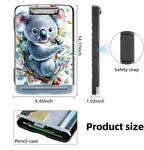 Clipboard with Storage Box & Pen Holder,Heavy Duty Clip Boards 8.5x11 for Nursing,High Capacity,School & Office Supplies,Cute Koala
