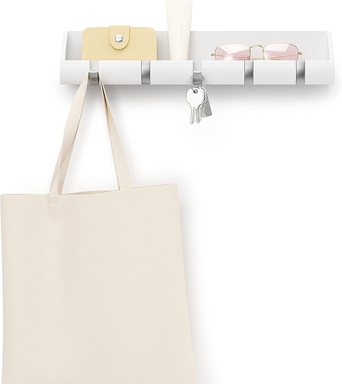 Umbra Cubby Entryway Organizer, White
