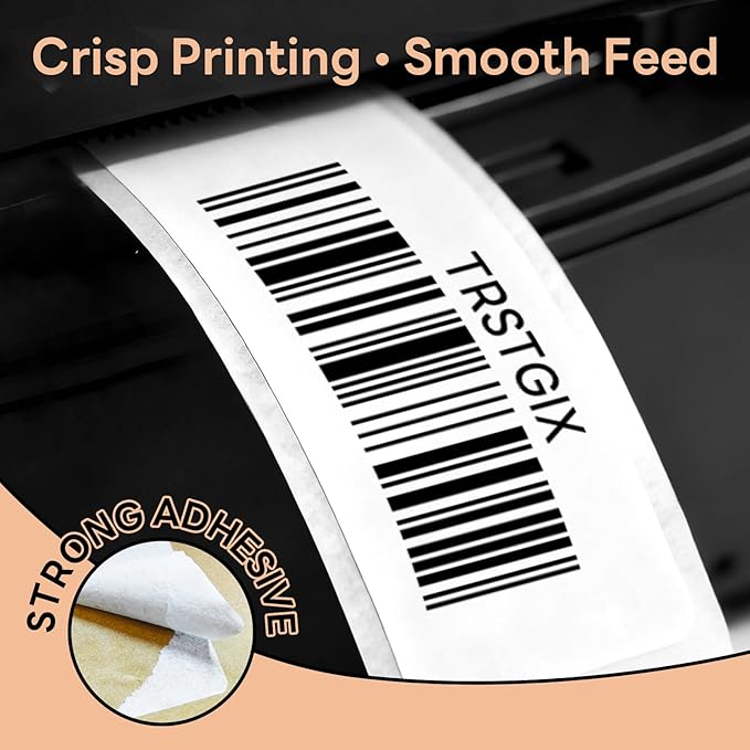 Compatible DYMO 30336 (1" x 2-1/8") Direct Thermal Multipurpose Labels, Address & Barcode Stickers for LabelWriter 450, 4XL, Rollo, Zebra – NOT for 550 & 5XL (12 Rolls / 6000 Labels), TRSTGIX
