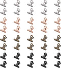 40 Pack Metal Clips 0.87 Inch Small Bull Binder Paper Clips for Picture Photo Crafts Food Bags Home Office Supplies(Multicolor)