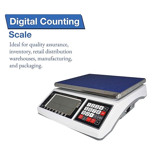 Digital Counting Scale - Digital Inventory Scale for Packages and Mail - Weight Counting Scale for Coins and Small Parts - Heavy Duty Scale - 13.2lbs Capacity