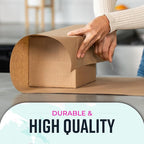 Bryco Goods 48" x 200' (2400") Brown Kraft Paper Roll - USA Made - Versatile for Different Arts and Crafts Projects - Pin Up Your Work Or School Notes - Create Vision Board for Your Bedroom