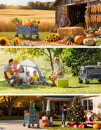 Wagons Carts Foldable Heavy Duty,440lbs Capacity & 350L Collapsible Utility Cart with Big All Terrain Wheels for Beach, Garden, Camping, Grocery Slate Gray