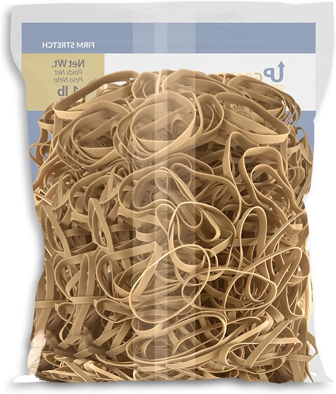 Upgrade Rubber Bands, Size 64, 1 lb Bags, 3-Pack, Made in USA