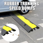 Hose Protector – Rubber Traffic Cord Ramp, Weather-Resistant Heavy-Duty Cable Hider, Multifunctional Road and Warehouse Safety Device, Outdoor Indoor Gravel Protection, Industrial Equipment Accessory