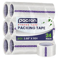 Clear Packing Tape - 24 Heavy-Duty Wrapping Tape - 110-Yard Length, 2640 Total Yards 2.88-Inch Wide Strong Adhesive Rolls for Moving Boxes, Office Packaging, Storage Organization & Warehouse Shipping