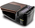 AutoExec GripMaster Car Desk for Your Vehicle Workstation and Mobile Office, Mahogany with 400 watt Power Inverter