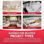 FOAMYFOAM 5Pack High Density 1 inch Thick, 24 inch Wide, 72 inch Long Upholstery Foam, Cushion Replacement