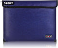 Fireproof Bag with 5200℉ Thermal Insulated, Waterproof Fireproof Box with Zipper, Fireproof Money Bag for Cash, Fireproof Safe Bags for Home Safe Bank Valuable Documents (13.9"x10.6", Blue)