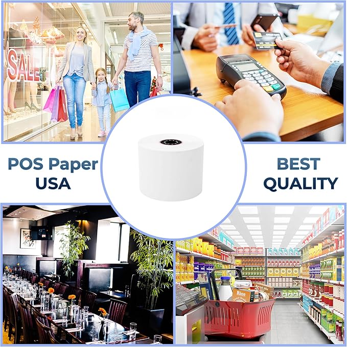 2 1/4" x 200' Thermal Paper (50 Rolls/Case) - BPA Free