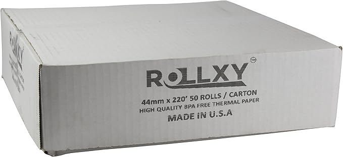 50 Rolls - 44mm x 220' Thermal Paper (Sharp XE-A401)