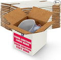 MT Products Custom Printed White Cardboard Shipping Boxes 5" x 5" x 5" - Personalized Mailing Boxes and for Gifting