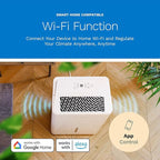 hOmeLabs Dehumidifier - Advanced Humidity & Moisture Control, Quiet, Efficient, Auto Shut-off, Ideal for Home, Basement, Office - 3,500 Sq Ft Wi-Fi (25 Pint MAX 64 Pint at 95°F, 90% RH)