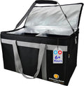 Herculean Premium Insulated Food Delivery Bag with YKK Zipper – Large Commercial Catering Bag for Food Transport – Hot and Cold Thermal Food Bag – Ultra Durable Hot Food Carriers for Takeaway Delivery