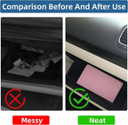 Car Registration and Insurance Holder Glove Box Folder-Premium Car Folder, Car Document Holder for Cards, Driver License & other Essential Documents (pink)