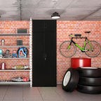Metal Storage Cabinet, 87 Inch Tall Metal Storage Cabinet with Doors and Shelves, Pantry Cabinets for Kitchen Storage, Garage Cabinet for Living, Dining Room, Assemble Required.