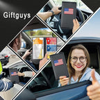 Car Insurance and Registration Card Holder | for BMW Ford Tesla Cadillac All Cars | Store Cards, ID License & Essential Documents | Premium Leather with Magnetic Closure