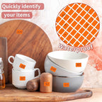 Starboling Color Coding Labels,3000 PCS 1/2" x 3/4" Orange Rectangular Colored Labels Stickers,for Garage Sale,Price Tags,File Folder Tabs,and Classroom Organization