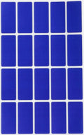 Small Rectangular Label Stickers 1.57 inch x 0.75 inch - 2160 Pack, Blue Color-Coding Labels (40mm x 19mm)