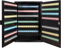 Durabox 200 Position Steel Key Cabinet - Organize and Secure Key Storage Lock Box with Numbered Hooks and Tags for Valets, Hotel, Office, Car Dealerships and More (K200) (Black)