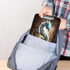 Clipboard with Storage,Heavy Duty Plastic Storage Clipboard with Low Profile Clip,Teacher Must Haves,Office Supplies,Dragon