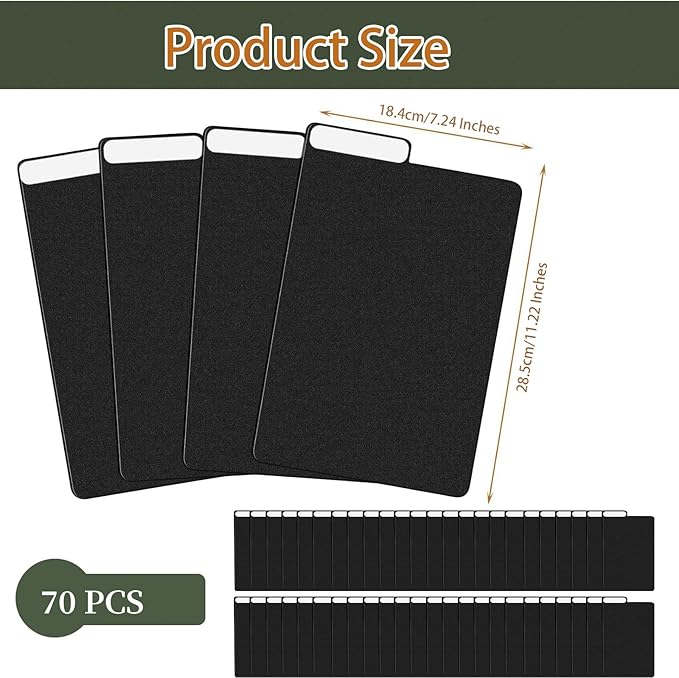 70 Pieces Comic Book Dividers with Tabs,Patient Divider Cards,Card Dividers Comic Book Boards for Storage Boxes 11.22 X 7.24 Inche