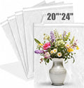 5 Pack Self Seal 20 x 24 Inch Bubble Bags Extra Large Clear Bubble Cushioning Pouches for Packing Shockproof Wrap Bag for Shipping Moving Fragile Dishes China Plates Painting Fragile Items