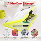 Dexas Slimcase 2 Plastic Clipboard with Storage and Side Opening