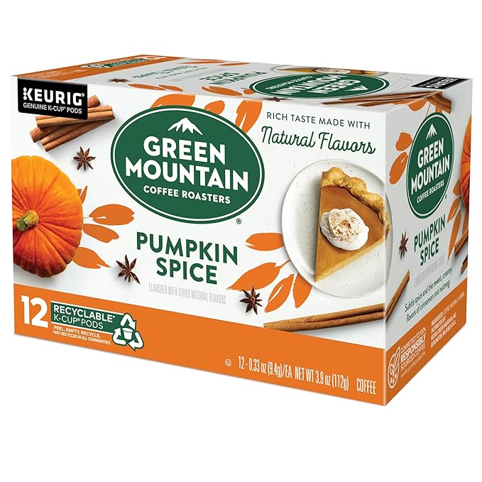Green Mountain Coffee Roasters Seasonal Selections Pumpkin Spice 12 Count