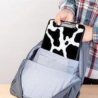 Clipboard with Storage,Storage Clipboard with Pen Holder,Heavy Duty Plastic Storage Clipboard with Low Profile Clip, Clipboard Folder, Teacher Must Haves, Office Supplies,Cute Cow