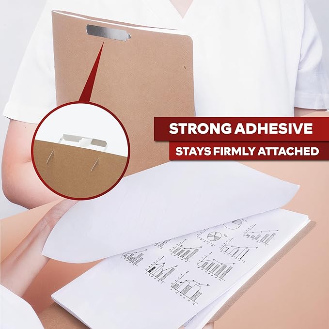 XFasten Self Adhesive Fasteners 2 Inch Capacity 200-Pack Archival-Grade Two Prong Paper Fasteners 2 Inch for Metal File Fastening, Folders, Medical Reports, Thick Paper Stacks, and Folder Accessories