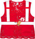 Lace-Mesh Safety Vest for Women & Men - Breathable, High Visibility Vest with Zipper & ANSI Class 2 Reflective Strips
