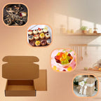 Shipping Boxes 8x5x2 inch 50 Pack,Brown Corrugated Boxes Mailer Packaging for Mailing Small Business，E-Commerce Gift Boxes for Wrapping Present Moving Storage Heavy Duty Recycled Cardboard Boxes