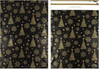 Inspired Mailers - Christmas Poly Mailers 14.5x19 Holiday Variety Pack of 30-10 each: Trees & Snowflakes, Rose Gold Trees, Gold Snowflake Baubles (14.5x19, 30 Pack)