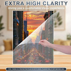 AKONEGE 2 Pcs 18" x 24" Rigid Print Protectors Clear Hard Sheet Protectors Heavy Duty Top Loading Crystal Poster Sleeves Picture Frame Hard Plastic Sleeves for Art Prints Photos Documents Blueprint