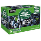 Green Mountain Coffee Roasters Wild Mountain Blueberry Keurig Single-Serve K-Cup pods, Light Roast Coffee, 72 Count