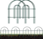 Decorative Garden Folding Border Fence, Metal Wire Edging Flower Fence Panel 18in X50ft Outdoor Patio Landscape