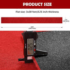 450 GSM Extra Thick Waterproof Red Carpet Runner for Events Decorations, 3X30 Ft Not Slip Red Runner Aisle Runway Rug for Wedding, Party, Banquet, Activity Entrance and Special Events Decorations