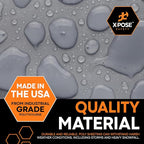 Xpose Safety Clear Plastic Sheeting 2 Pack – 20' x 100' Rolls – Heavy Duty 4 Mil Poly Sheet – Waterproof, Dustproof, Vapor Barrier – for Construction, Painting, Industrial Use