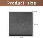 DECOHS 4 Pcs Pick and Pluck Foam Insert - 12 x 12 x 2 Inch Pre Cube Sheet Foam with Bottom Use for Board Game Box Cases Storage Drawer
