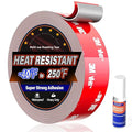 Double Sided Tape Heavy Duty Made of 3M VHB, 15FT Outdoor Heat Resistant Automotive Waterproof Mounting Tape, 1.2In Width Super Strong Adhesion Foam Tape