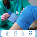Treela 36 Pcs Self Adherent Bandage 4" X 5 Yard Wrap Breathable Cohesive Bandage Elastic Adhesive Tape for Stretch Athletic Sports Wrist Ankle