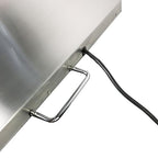 Angel USA Extra Large 22 inch by 18 inch Platform Stainless Steel 400lb Heavy Duty Digital Postal Shipping Scale, Powered by Batteries or AC Adapter, Great for Floor Bench Office Weight Weighing