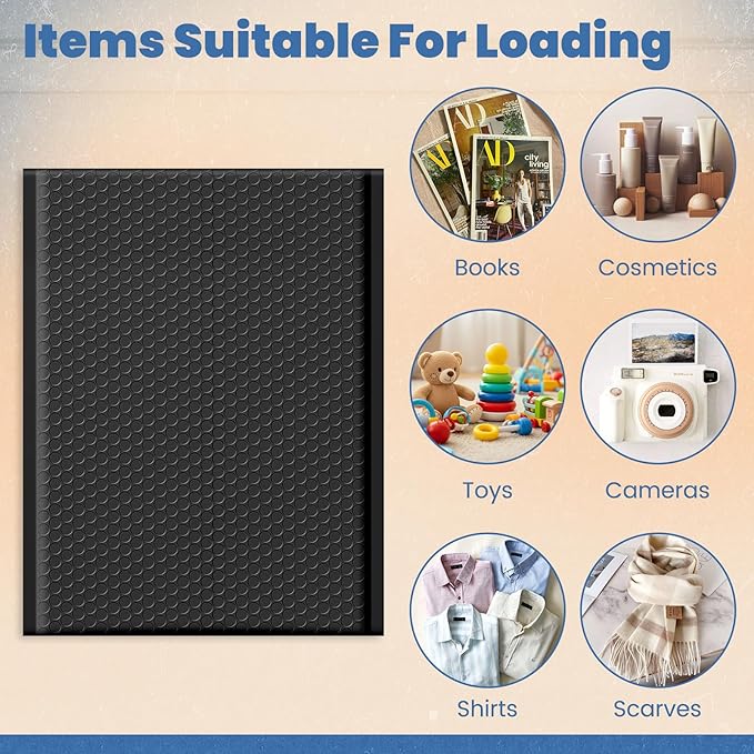 Fuxury Bubble Mailers 10x13 Inch Black 250 Pack Bulk Padded Envelopes Thick Mailing Envelopes Bubble Opaque Padded Mailers Shipping Bags for Mailing Book Makeup Small Business