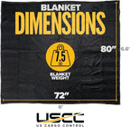 US Cargo Control 95 lb/Dozen, Machine Washable 80"x72" Large Heavy Duty Moving Blanket, MBSUPREME95 Supreme Mover, 4-Pack