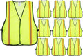 Dazonity High Visibility Reflective Safety Vest, Durable Mesh,High Visibility Reflective Strips, Fit for Men & Women, Work, Construction,Cycling, Surveyor,