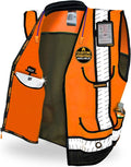 KwikSafety - Charlotte, NC - GODFATHER Safety Vest [CUSHIONED COLLAR + TABLET POCKET] ANSI OSHA