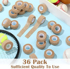 Treela 36 Pcs Self Adherent Bandage 1" X 5 Yard Wrap Breathable Cohesive Bandage Elastic Adhesive Tape for Stretch Athletic Sports Wrist Ankle(Nude)