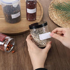 Dissolvable Labels, 1Rolls 500 Pieces 1 x 2 Inch Dissolvable Stickers Labels Food Storage Freezer Date Stickers for Refrigerator Removable Food Label for Freezer Refrigerator Foods Containers