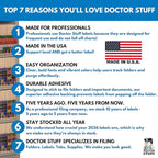 2026 Year Stickers, Doctor Stuff 2026 Chart Stickers, Fluorescent Green Color Coded, USA Made Year Labels for End Tab File Folders, 500 Labels/Roll in a Dispenser Box, 3/4" x 1-1/2"
